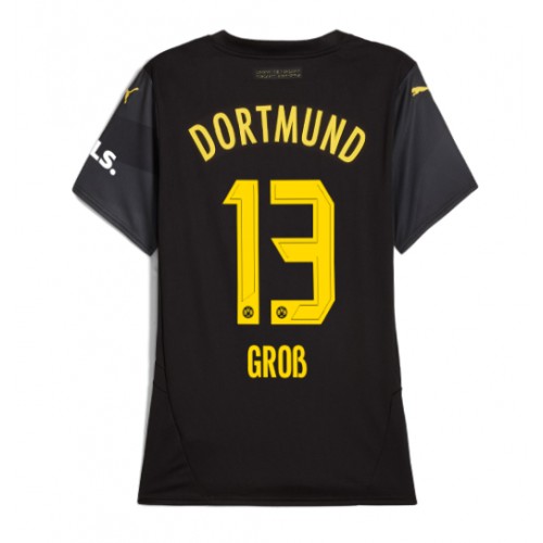 Fotballdrakt Dame Borussia Dortmund Pascal Gross #13 Bortedrakt 2024-25 Kortermet